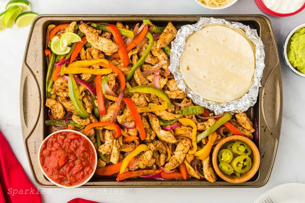 Sheet Pan Chicken Fajitas