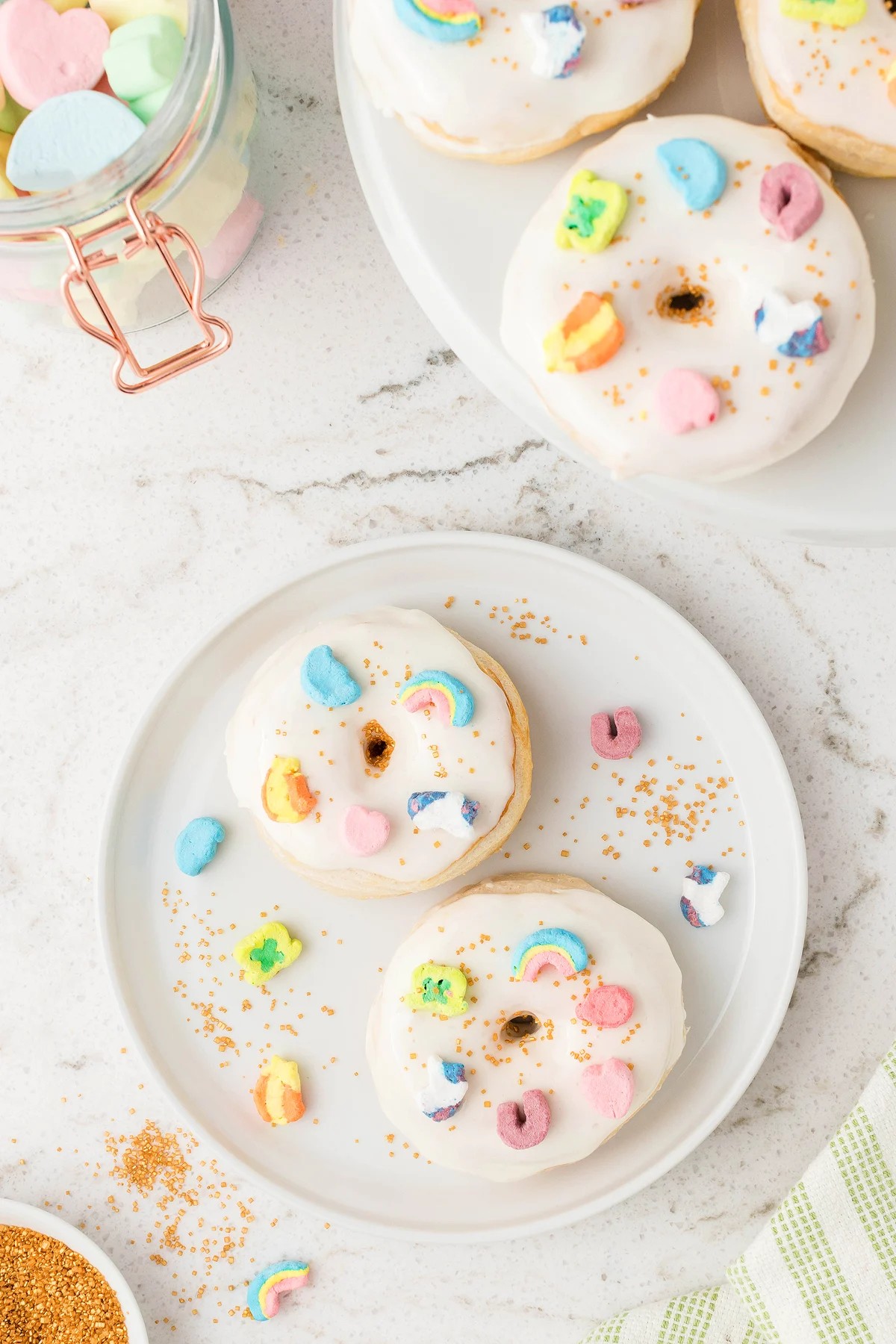 How to Make Air Fryer Lucky Charms Marshmallow Donuts