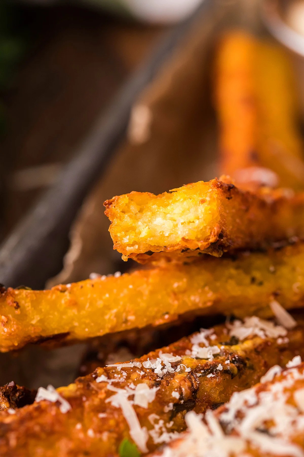 How to Make Crispy Baked Polenta Fries