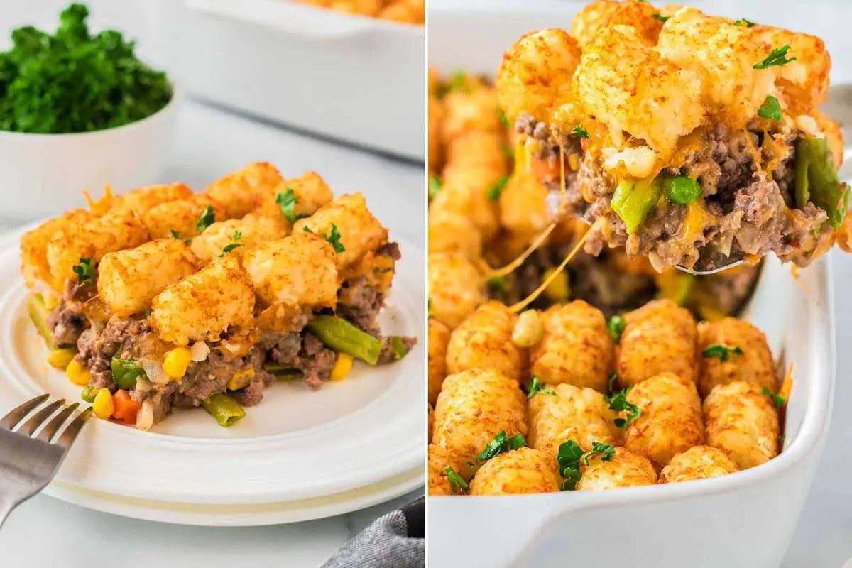 Tater Tot Casserole (No Canned Soup!)