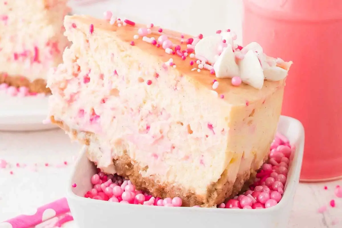 How to Serve Homemade Funfetti Cheesecake
