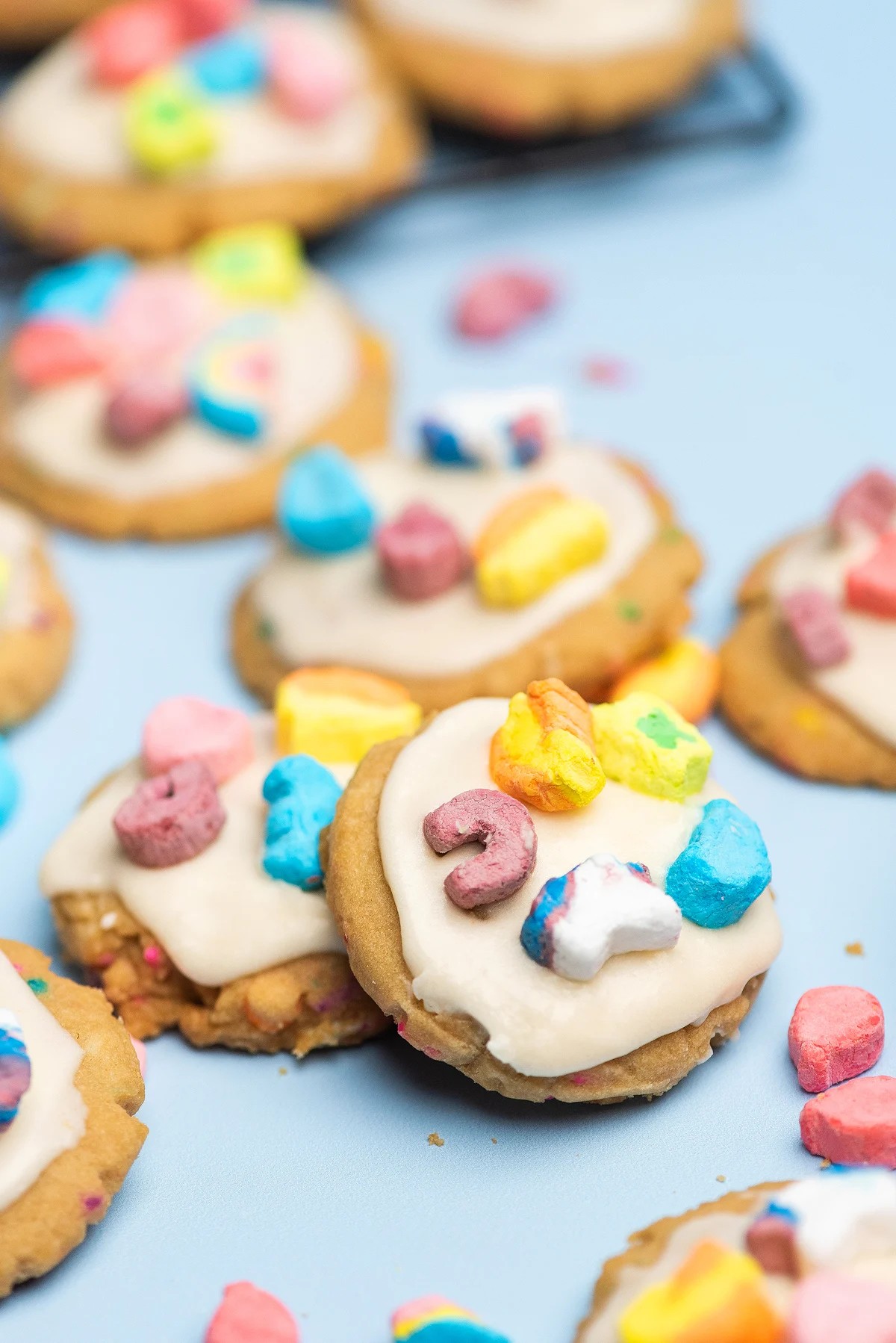 How to Make Lucky Charm Marshmallow Cookies