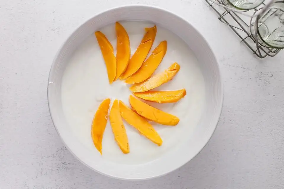 How to Prepare this Mango Yogurt Dessert