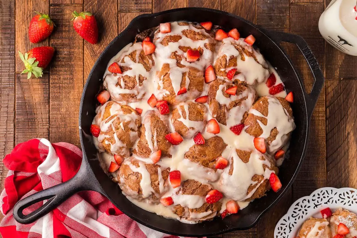 Baked French Toast Maple Cinnamon Skillet