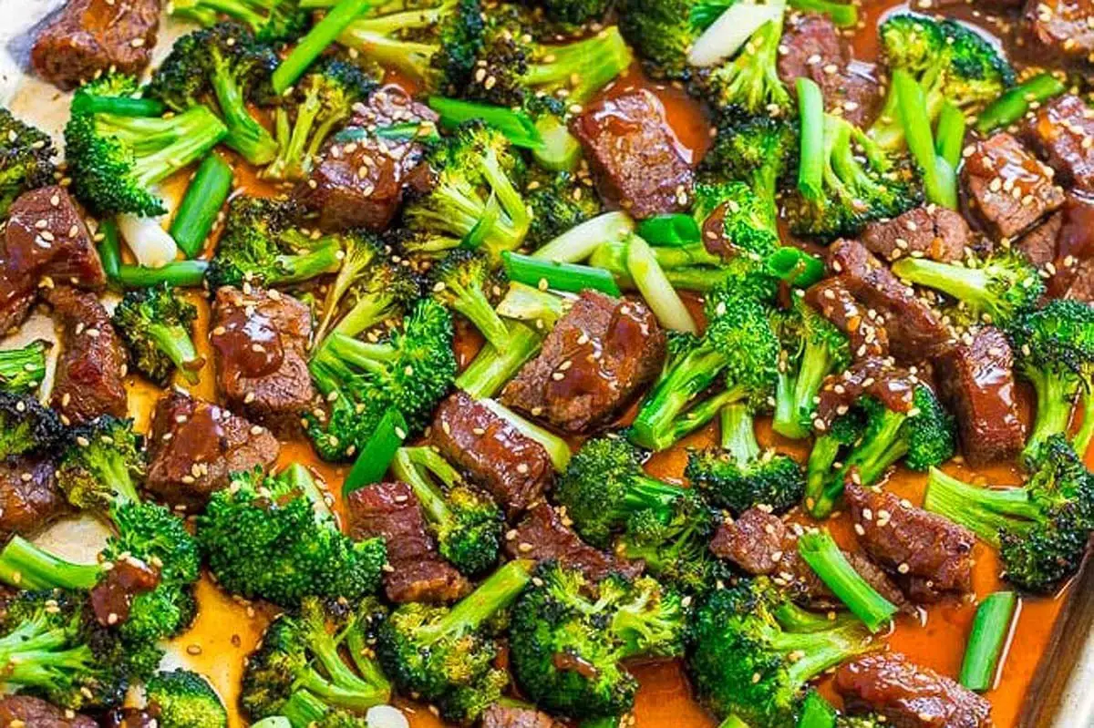 Sheet Pan Beef and Broccoli