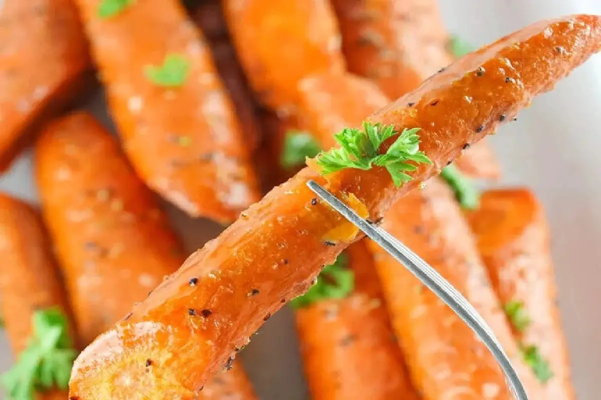 Smoked Carrots With Honey Glaze