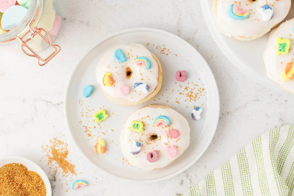 How to Make Air Fryer Lucky Charms Marshmallow Donuts