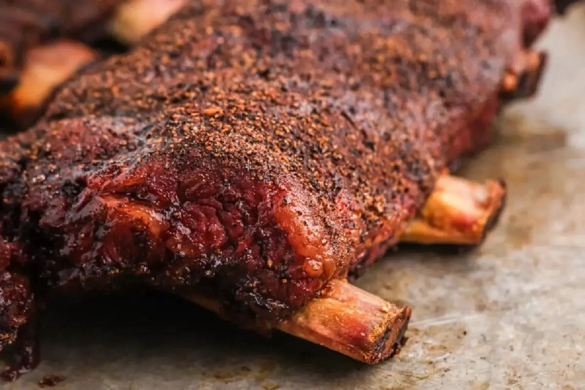Smoked Beef Ribs With Texas Style Rub