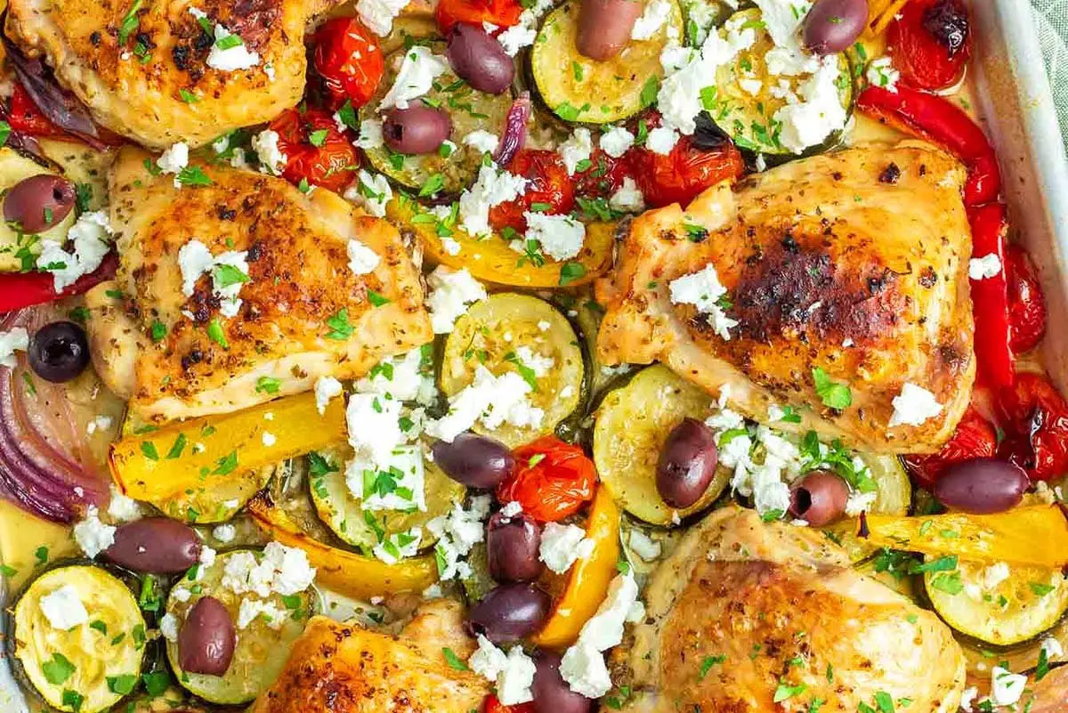 Easy Greek Sheet Pan Chicken