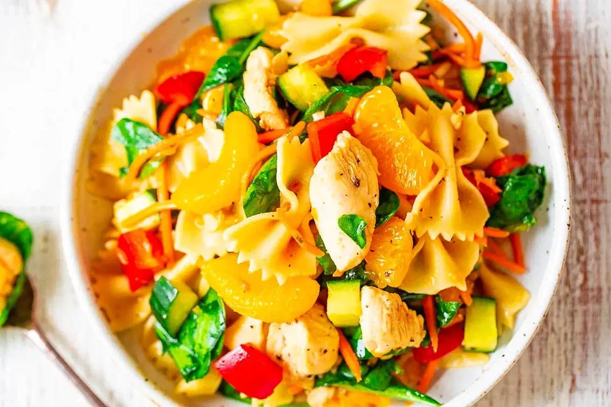 Mandarin Chicken Pasta Salad