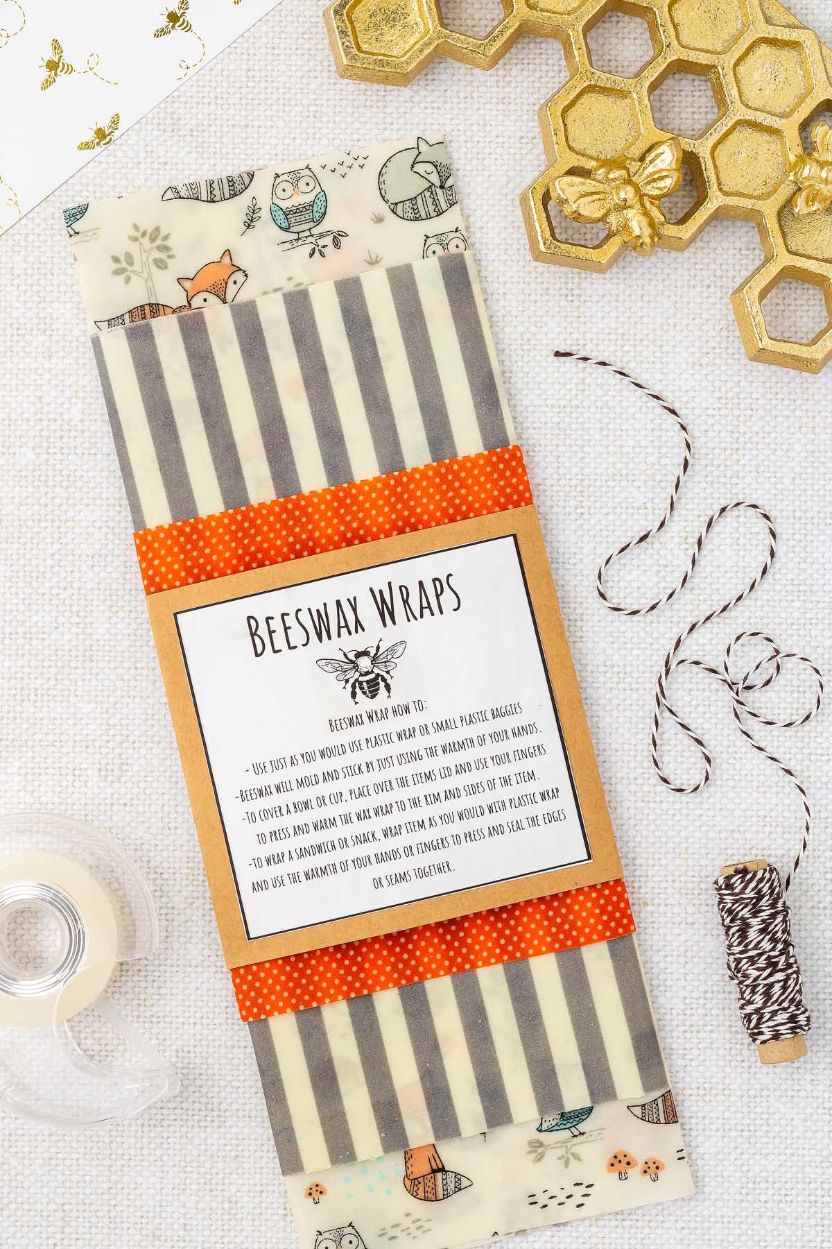 Standard Sizes for Homemade Beeswax Wraps