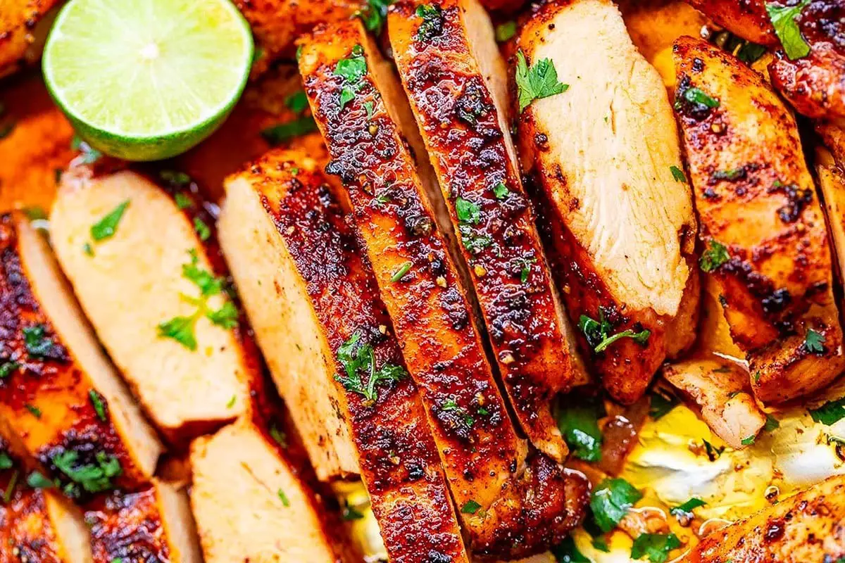 Baked Lime Cilantro Chicken Breasts