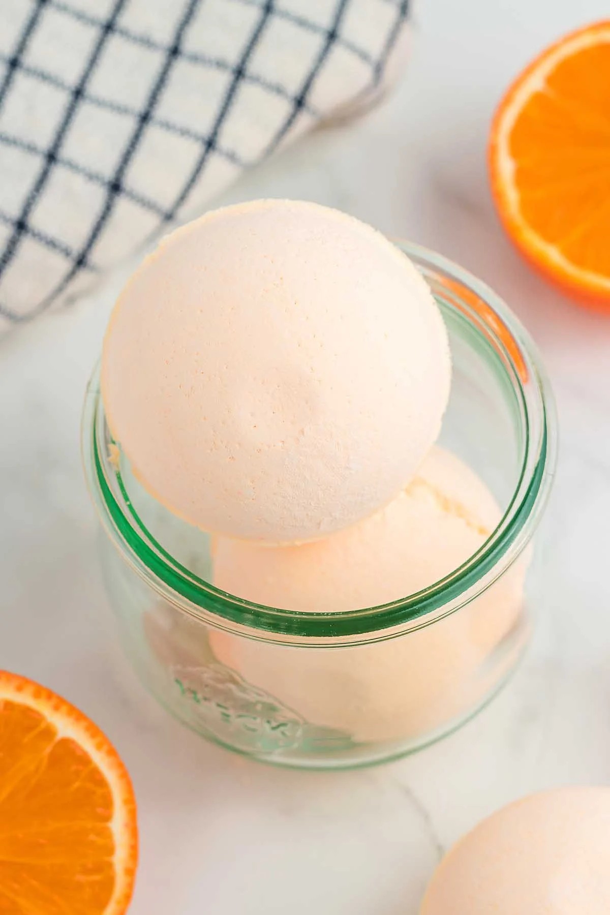 Homemade Orange Bath Bombs