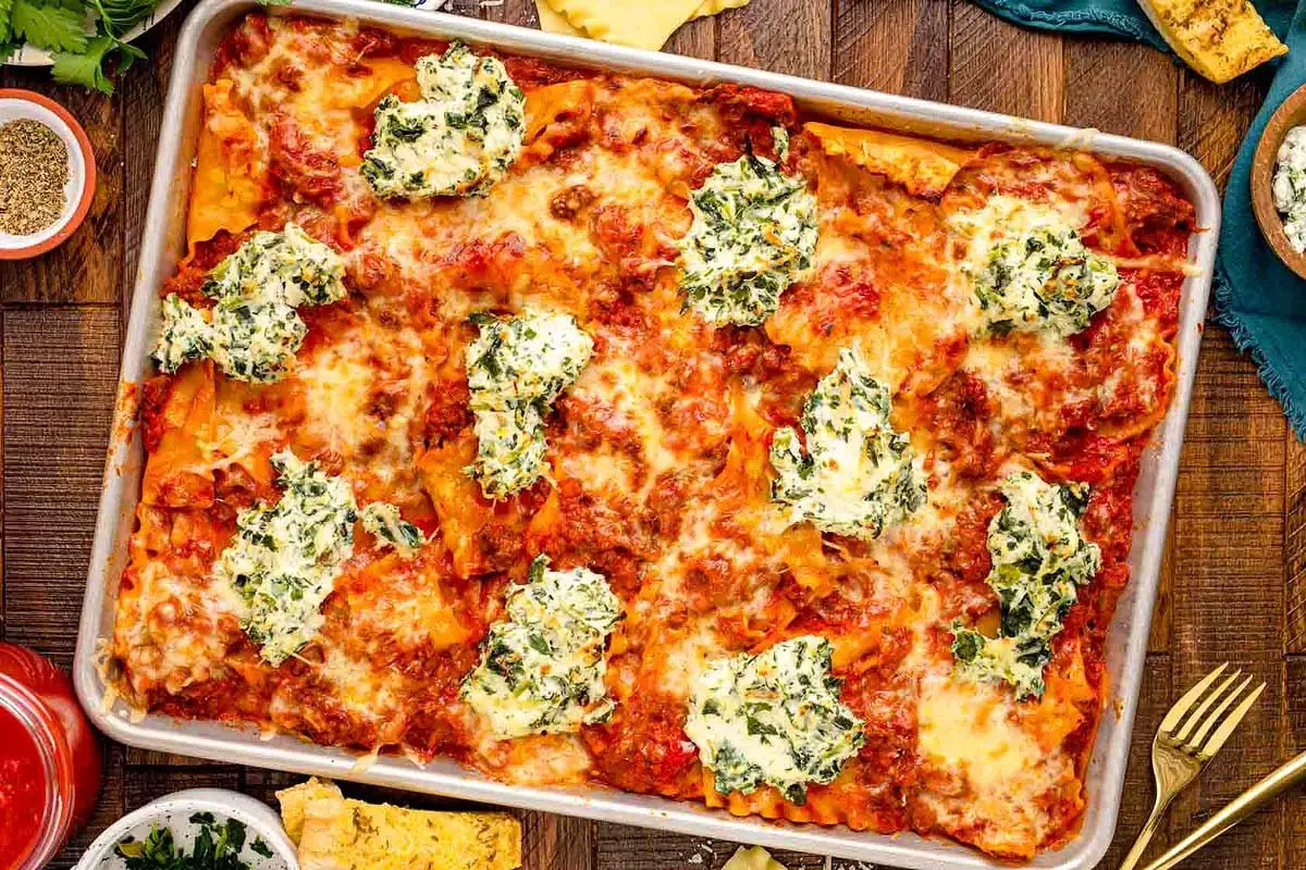 Sheet Pan Lasagna