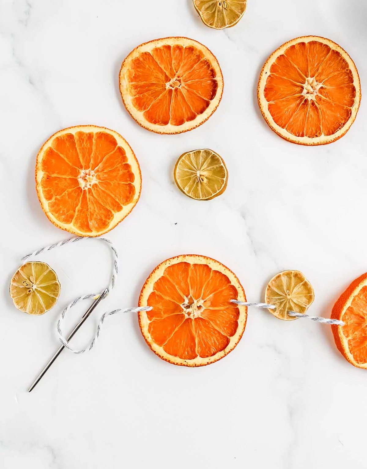 How to Make Orange Garlands