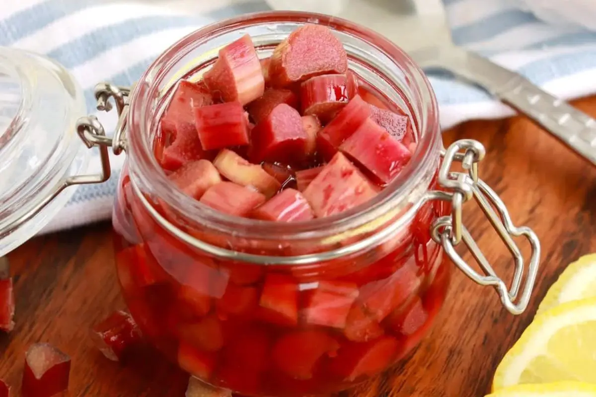 Pickled Rhubarb