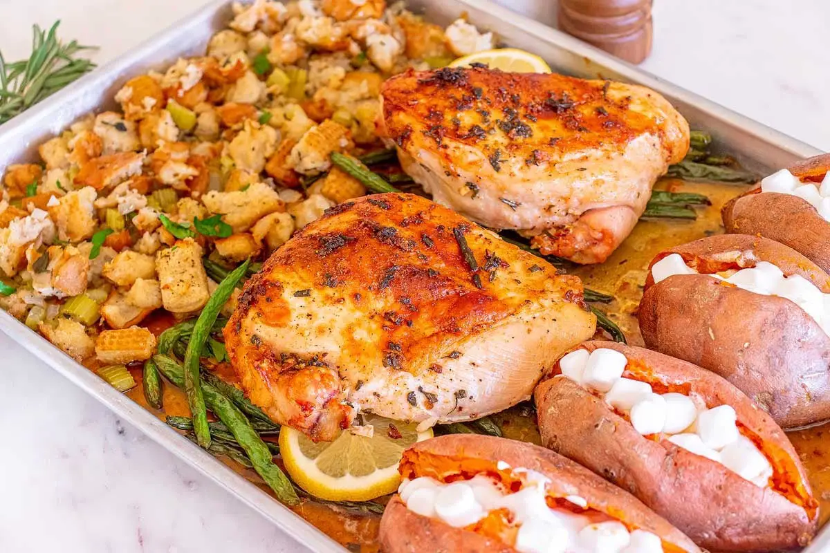 Sheet Pan Turkey Breast Dinner