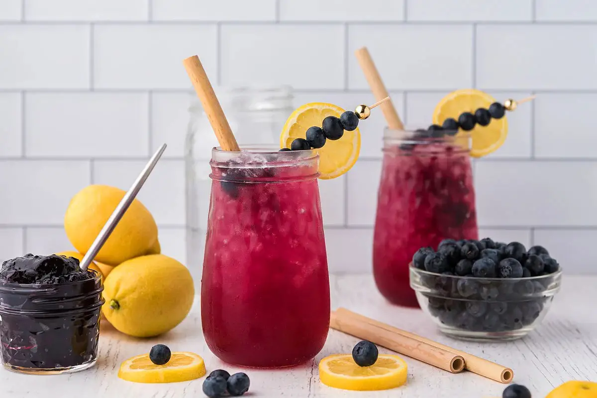 Blueberry Lemon Jam Seltzer