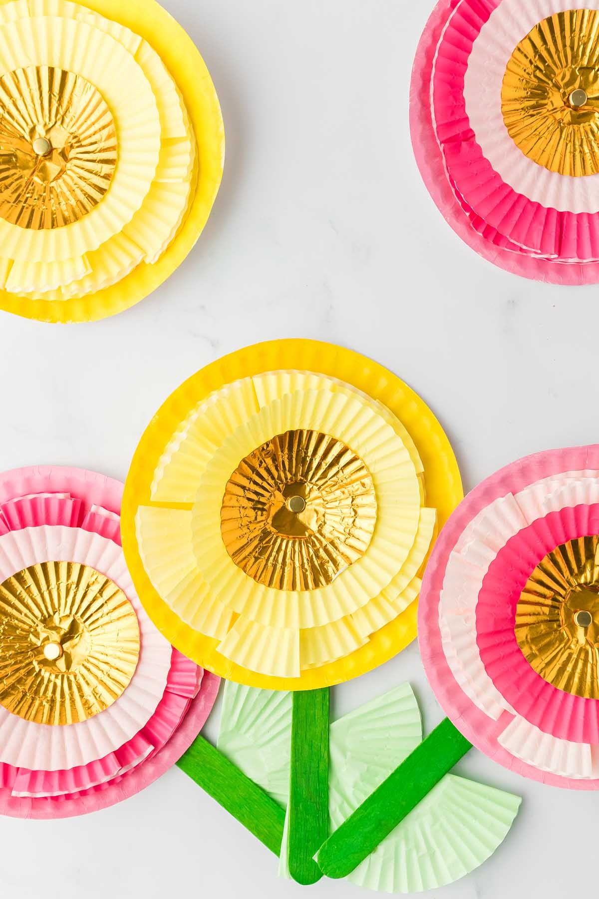 Ideas to Personalize Paper Plate Flower Craft