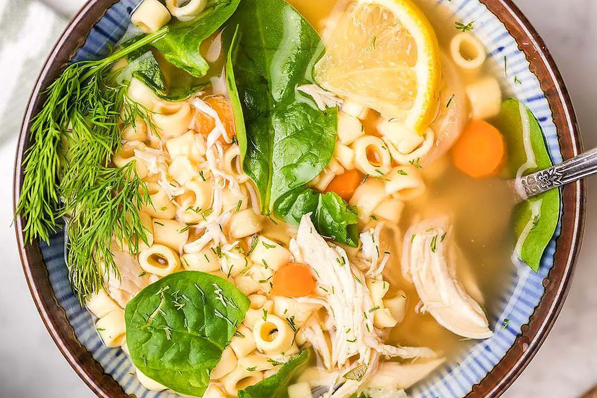 Greek Lemon Chicken Soup