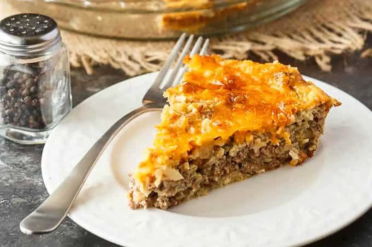 Impossible Cheeseburger Pie